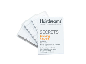 SECRETS Backing Tapes<br>(Clear-Pack of 60)